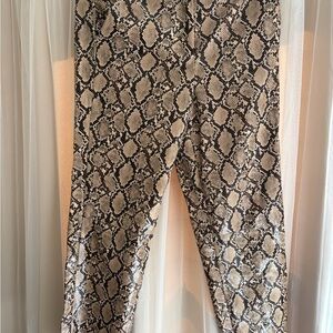 Primark Brown Snake Print Trousers